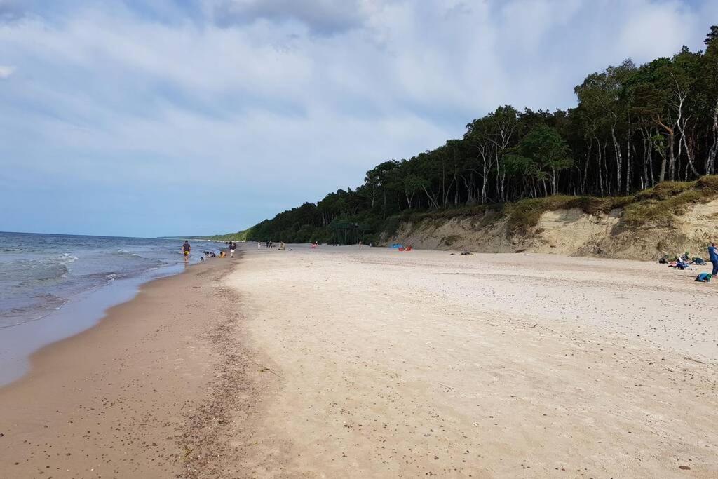 Traumhaftes Ferienhaus Lena Direkt An Der Ostsee Villa Łukęcin Esterno foto