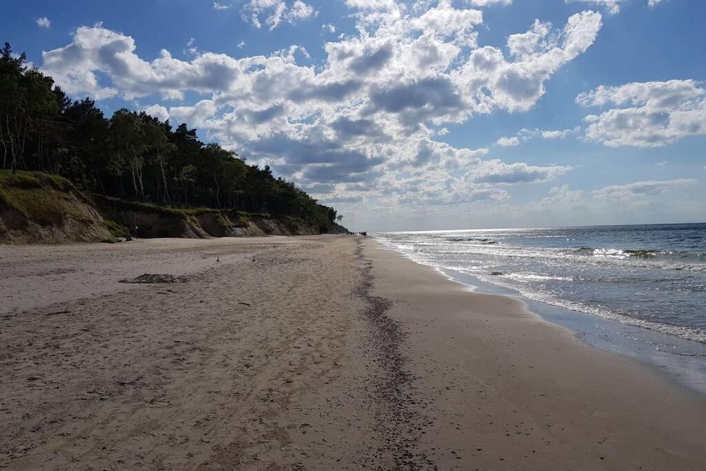 Traumhaftes Ferienhaus Lena Direkt An Der Ostsee Villa Łukęcin Esterno foto