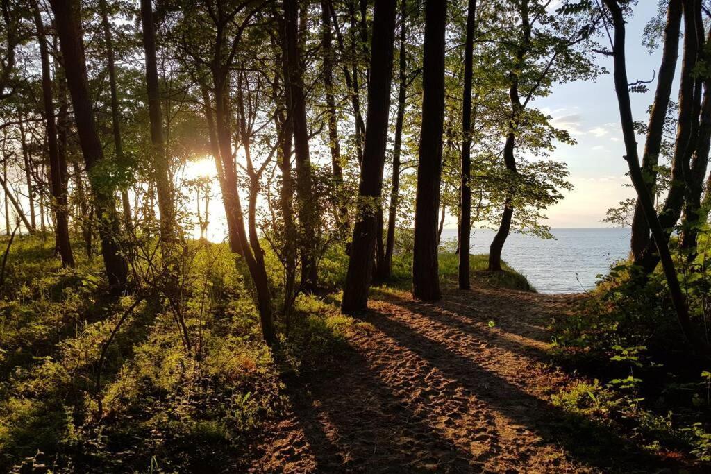 Traumhaftes Ferienhaus Lena Direkt An Der Ostsee Villa Łukęcin Esterno foto